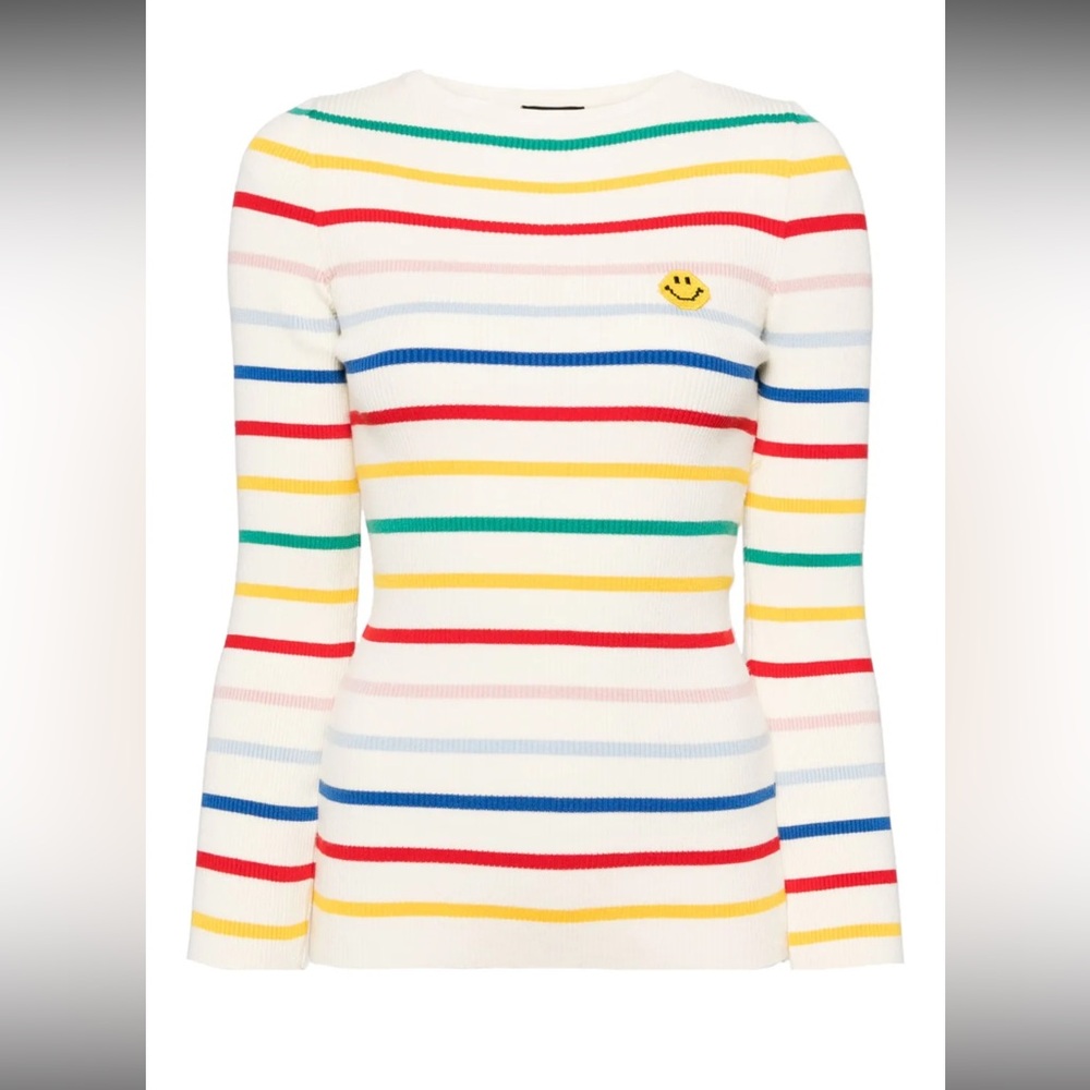 Joshua Sanders Striped Crew Neck Sweater NWT, size xs